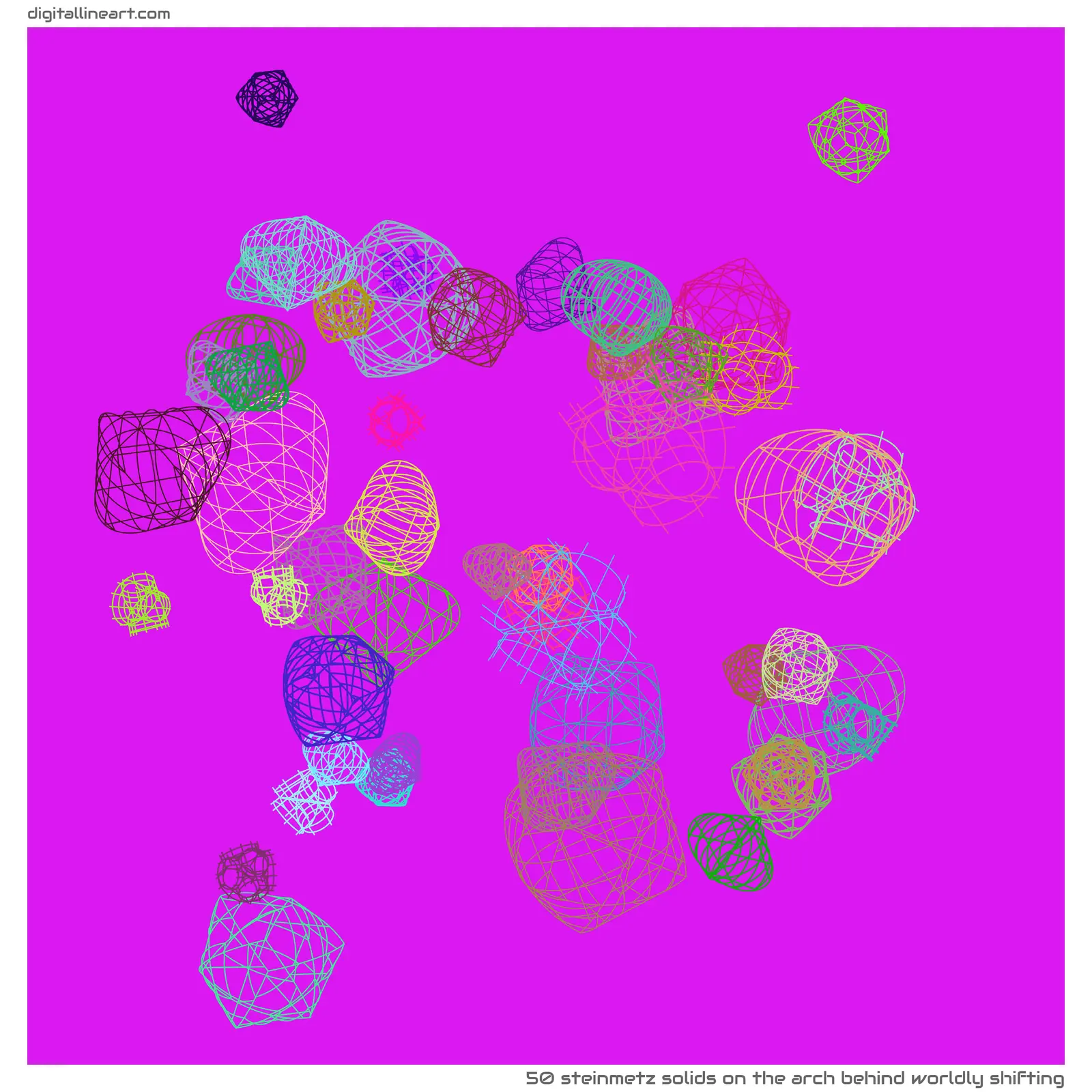 The Arch behind Worldly Shifting — 50 Steinmetz solids