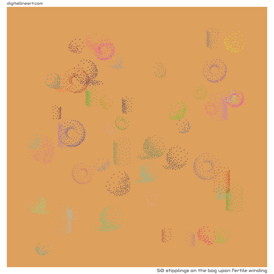 The Bog upon Fertile Winding — 50 stipplings