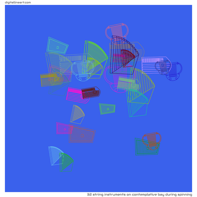 Contemplative Bay During Spinning — 32 string instruments