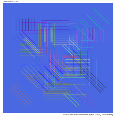 The Border upon Hardy Connecting — 45 stripes
