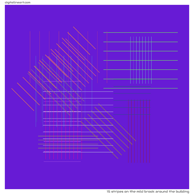 The Mild Brook Around the Building — 15 stripes