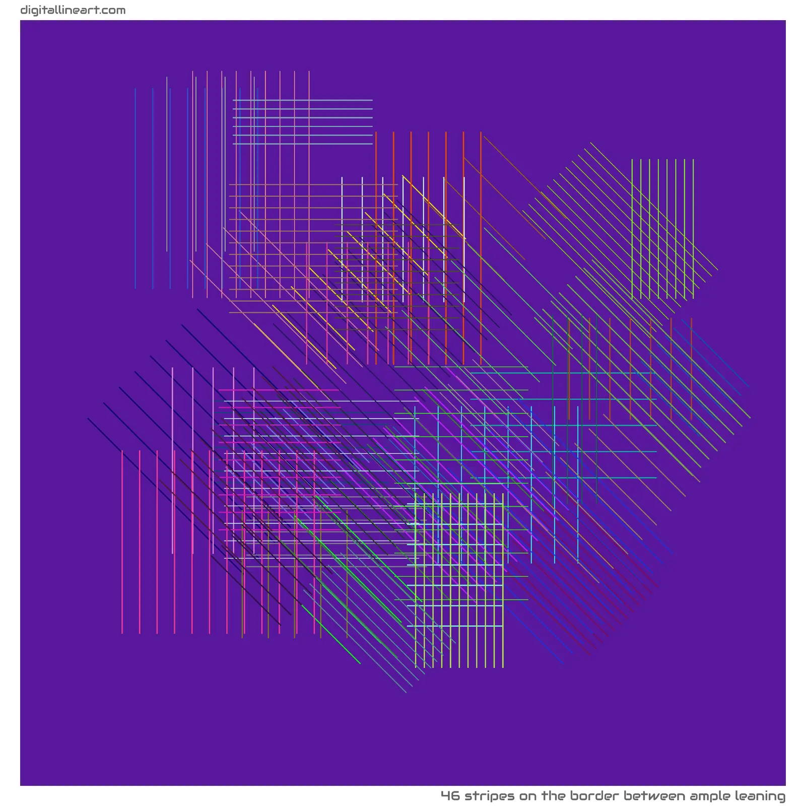 The Border between Ample Leaning — 46 stripes