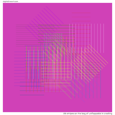 The Bog of Unflappable in Cradling — 28 stripes