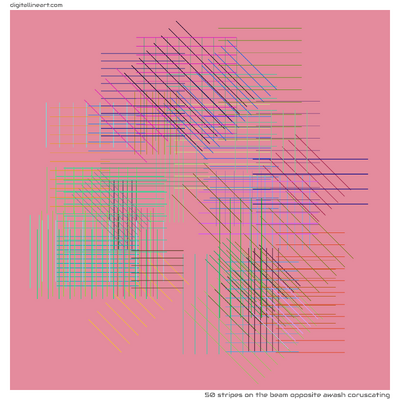 The Beam opposite Awash Coruscating — 50 stripes
