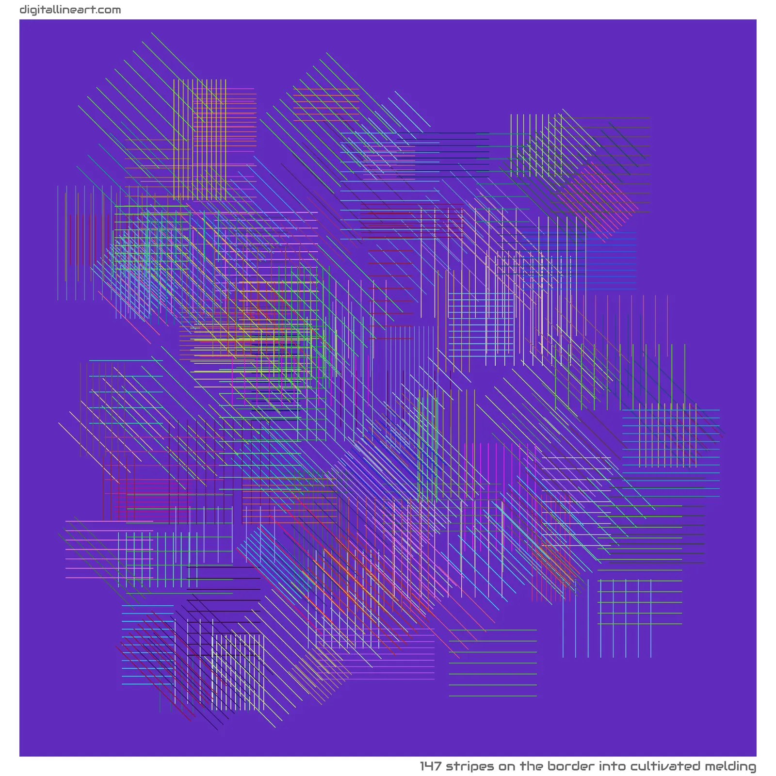 The Border into Cultivated Melding — 147 stripes