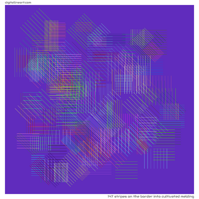 The Border into Cultivated Melding — 147 stripes