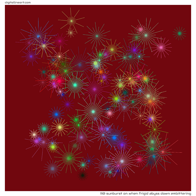 When Frigid Abyss down Embittering — Sunburst, 110 elements