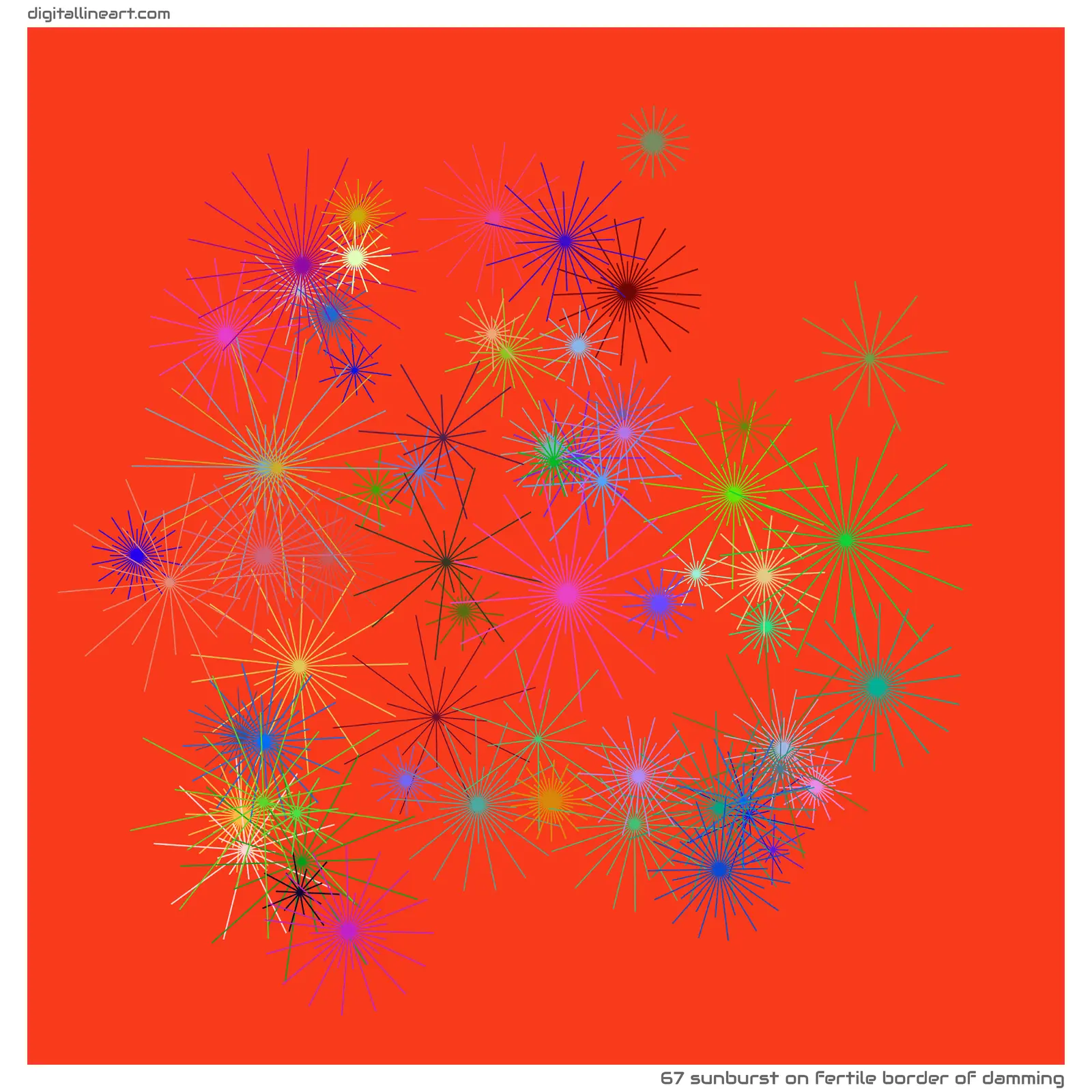 Fertile Border of Damming — Sunburst, 67 elements