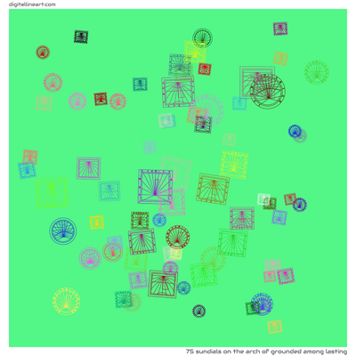 The Arch of Grounded among Lasting — 75 sundials