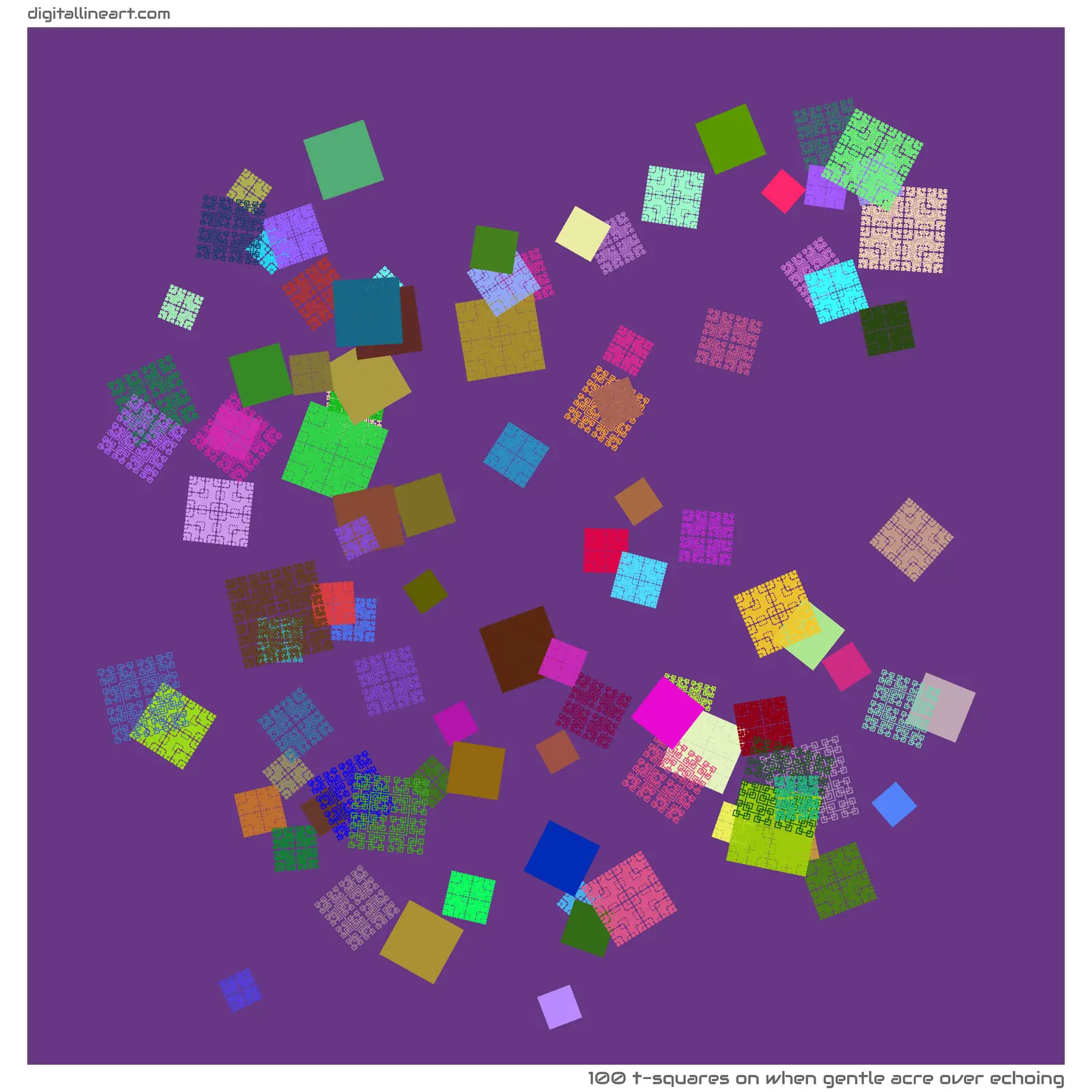 When Gentle Acre over Echoing — 100 T-Squares