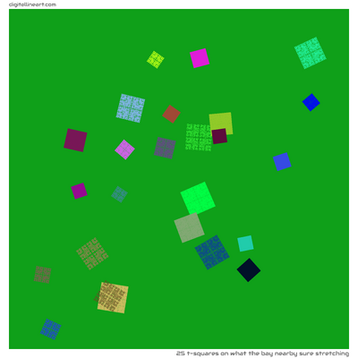 What the Bay nearby Sure Stretching — 25 T-Squares
