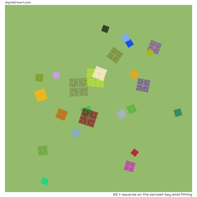 The Earnest Bay amid Fitting — 25 T-Squares
