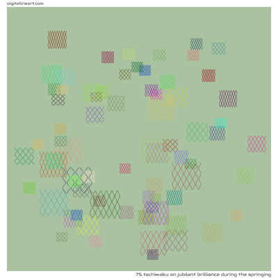 Jubilant Brilliance During the Springing — Tachiwaku, 75 elements