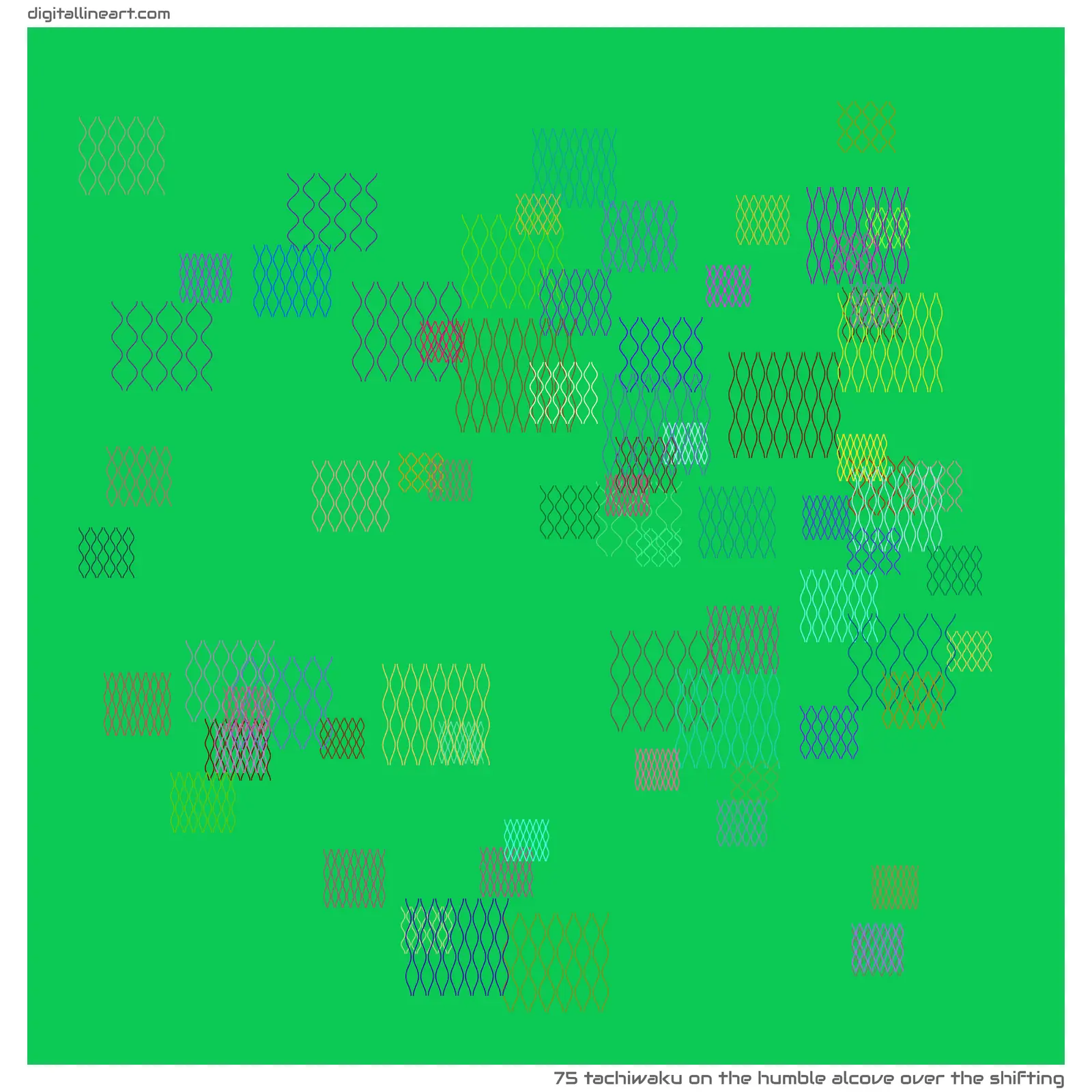 The Humble Alcove over the Shifting — Tachiwaku, 75 elements