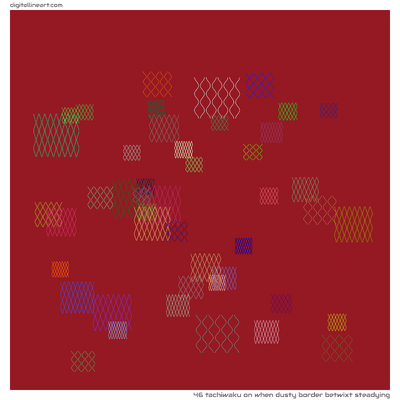 When Dusty Border betwixt Steadying — Tachiwaku, 46 elements