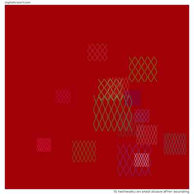 Staid Alcove after Sounding — Tachiwaku, 15 elements