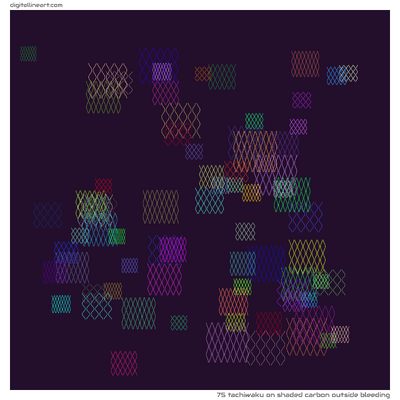 Shaded Carbon outside Bleeding — Tachiwaku, 75 elements