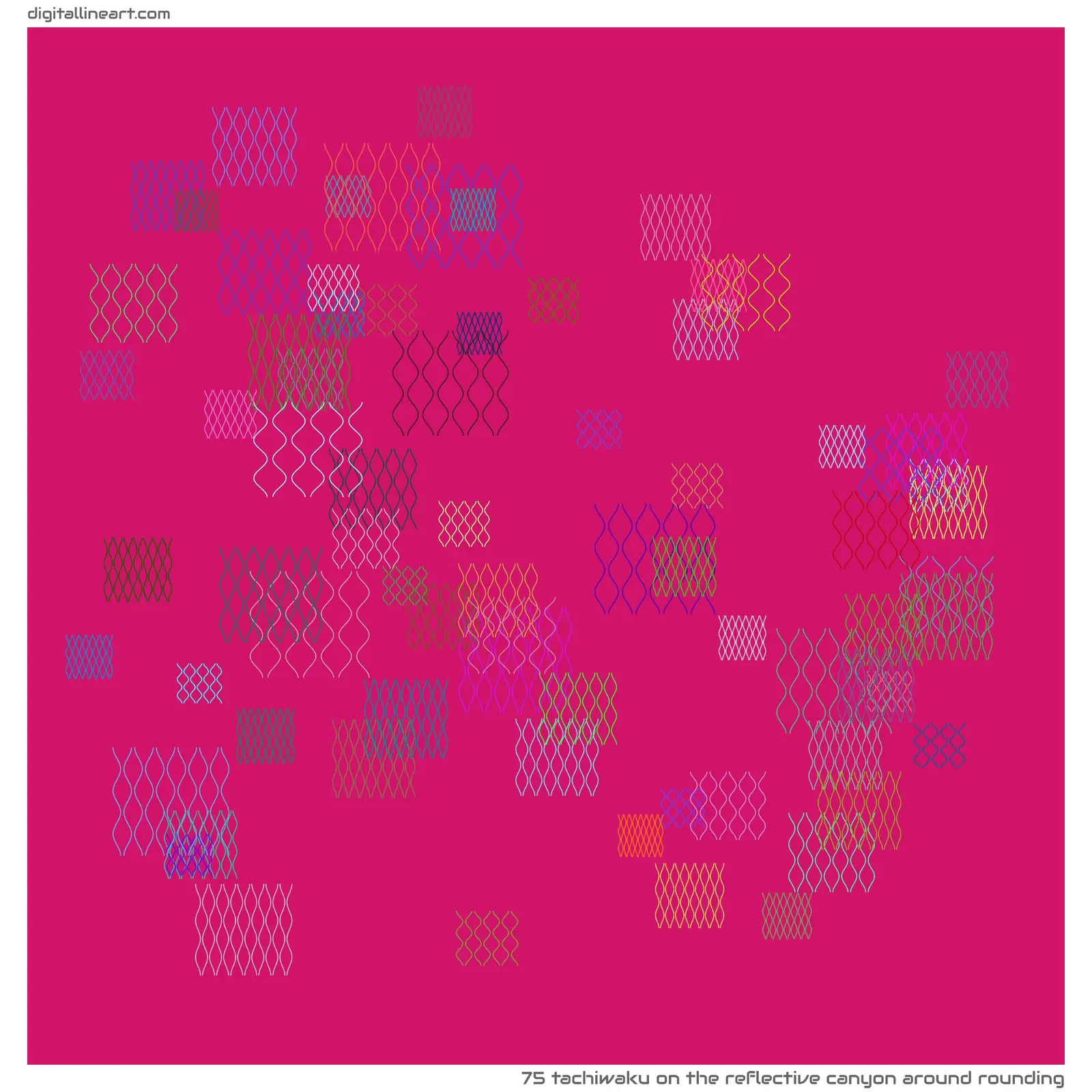 The Reflective Canyon Around Rounding — Tachiwaku, 75 elements