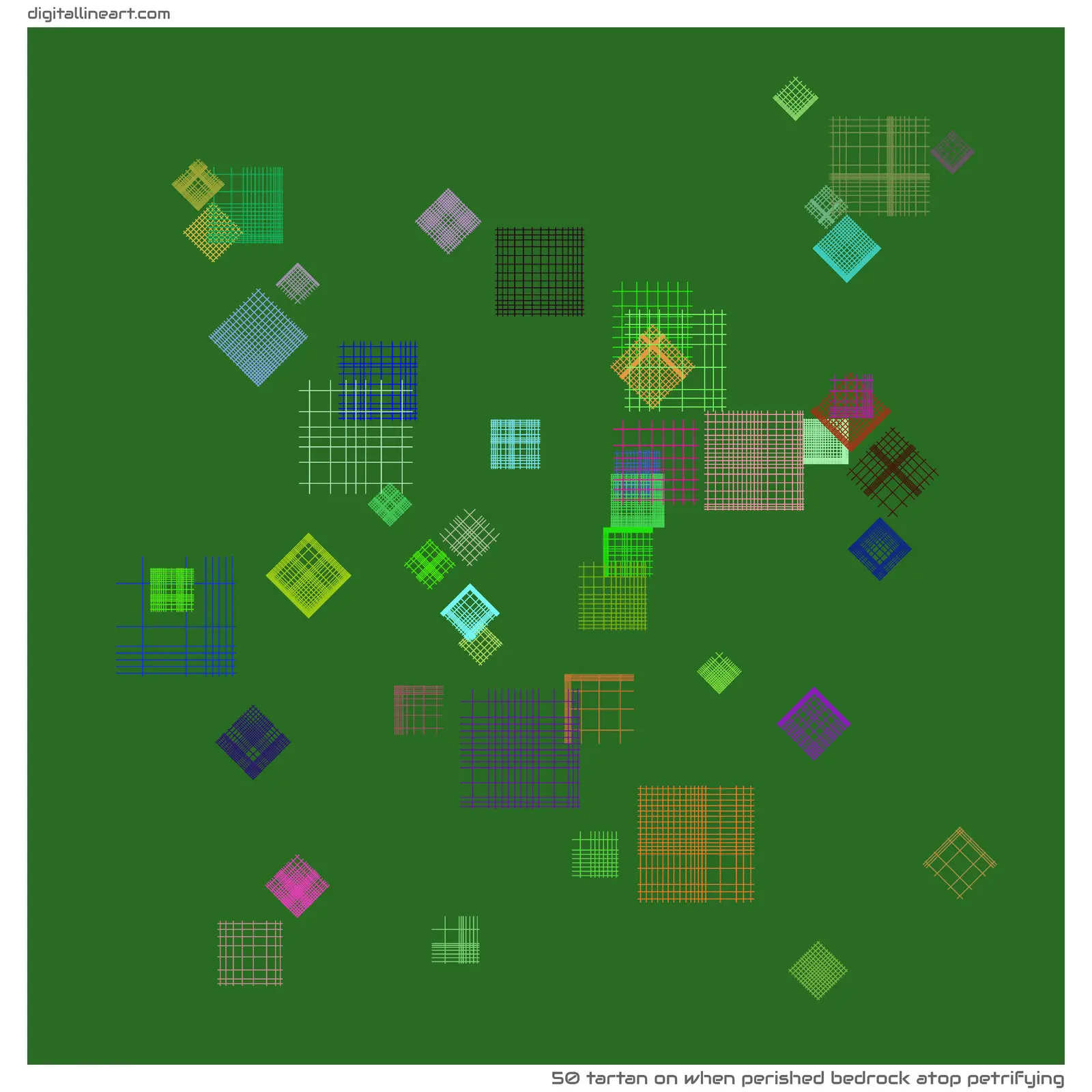 When Perished Bedrock atop Petrifying — Tartan, 50 elements
