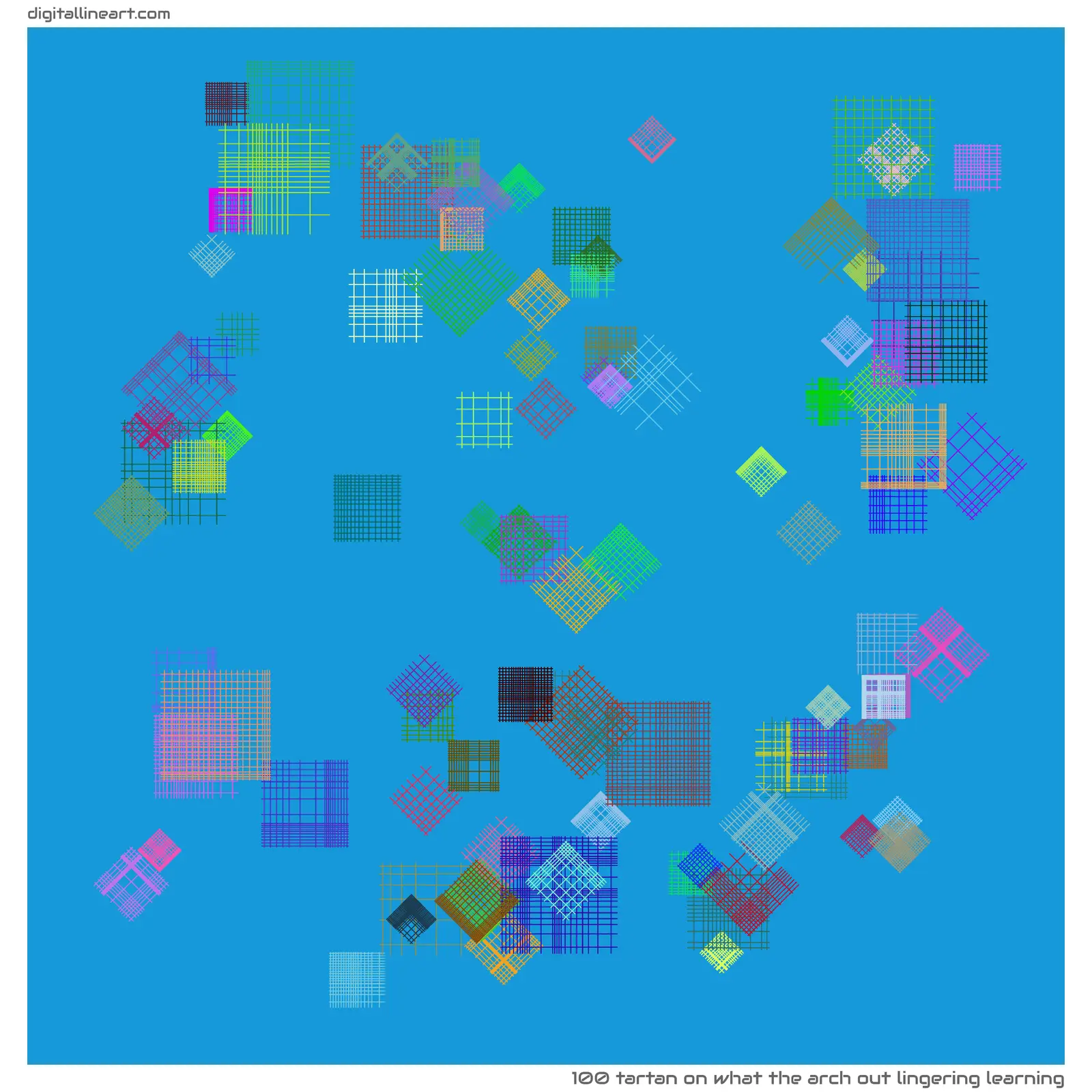 What the Arch out Lingering Learning — Tartan, 100 elements