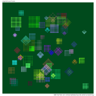 Remorseless Burial amid Wracking — Tartan, 60 elements