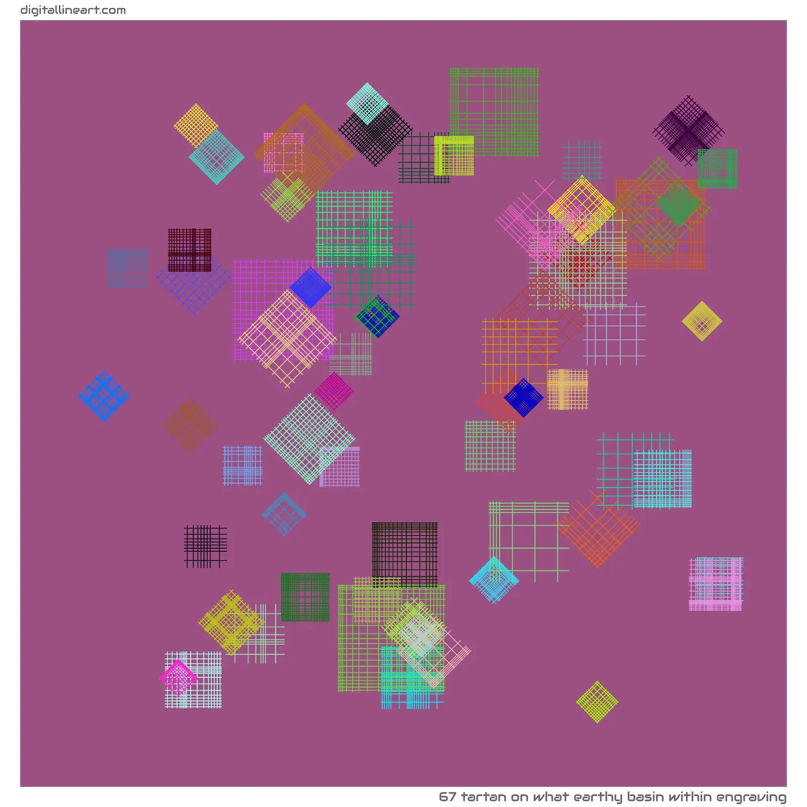 What Earthy Basin within Engraving — Tartan, 67 elements