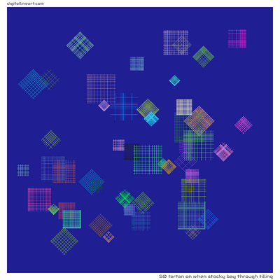 When Stocky Bay through Tilling — Tartan, 50 elements