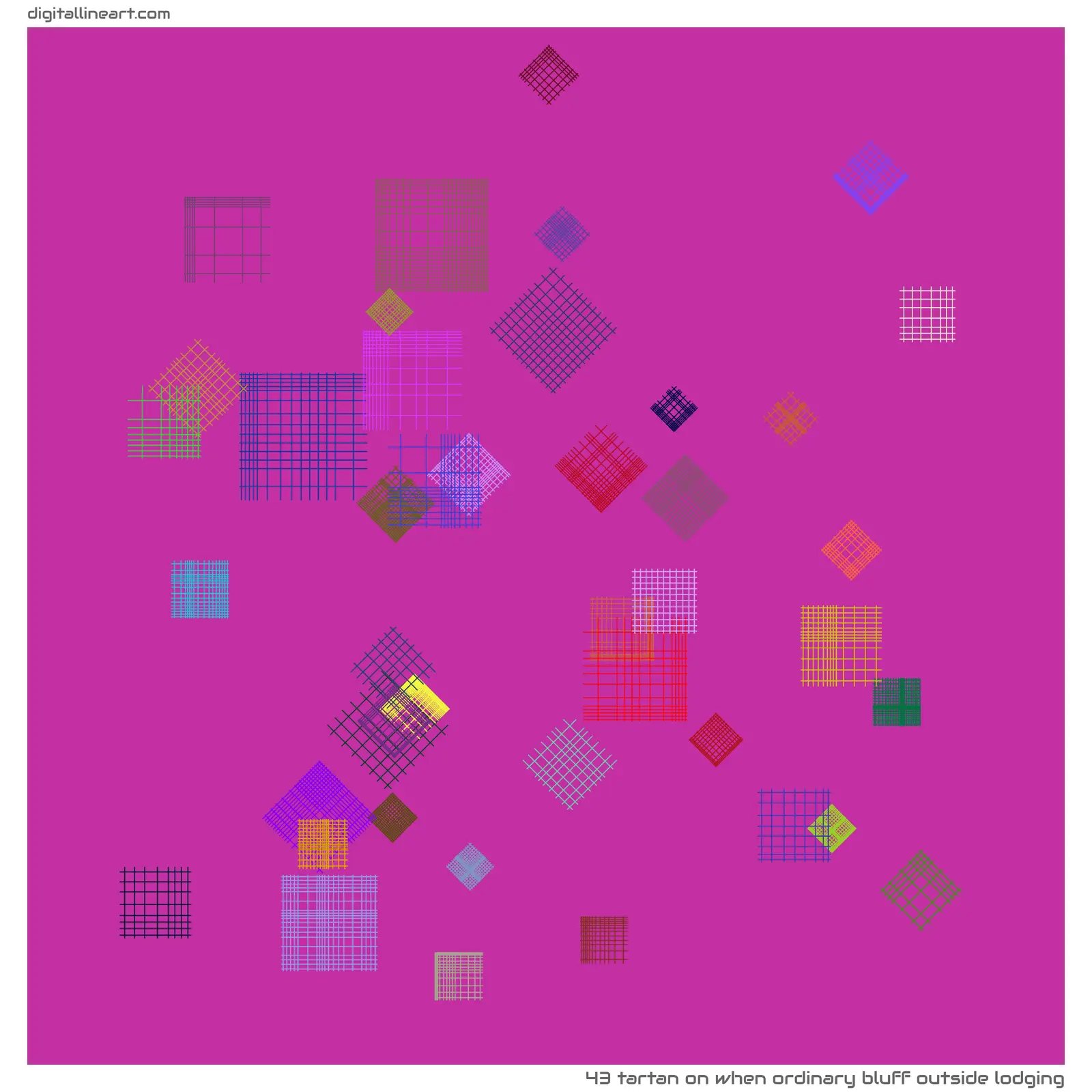 When Ordinary Bluff outside Lodging — Tartan, 43 elements