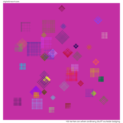 When Ordinary Bluff outside Lodging — Tartan, 43 elements