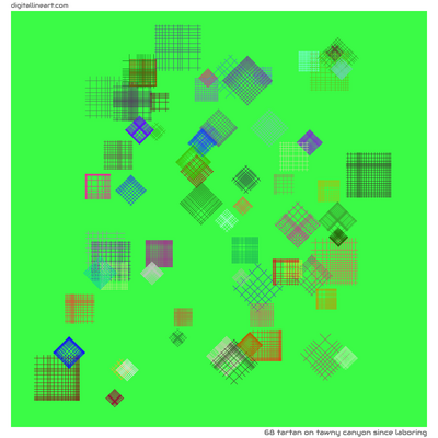 Tawny Canyon Since Laboring — Tartan, 68 elements