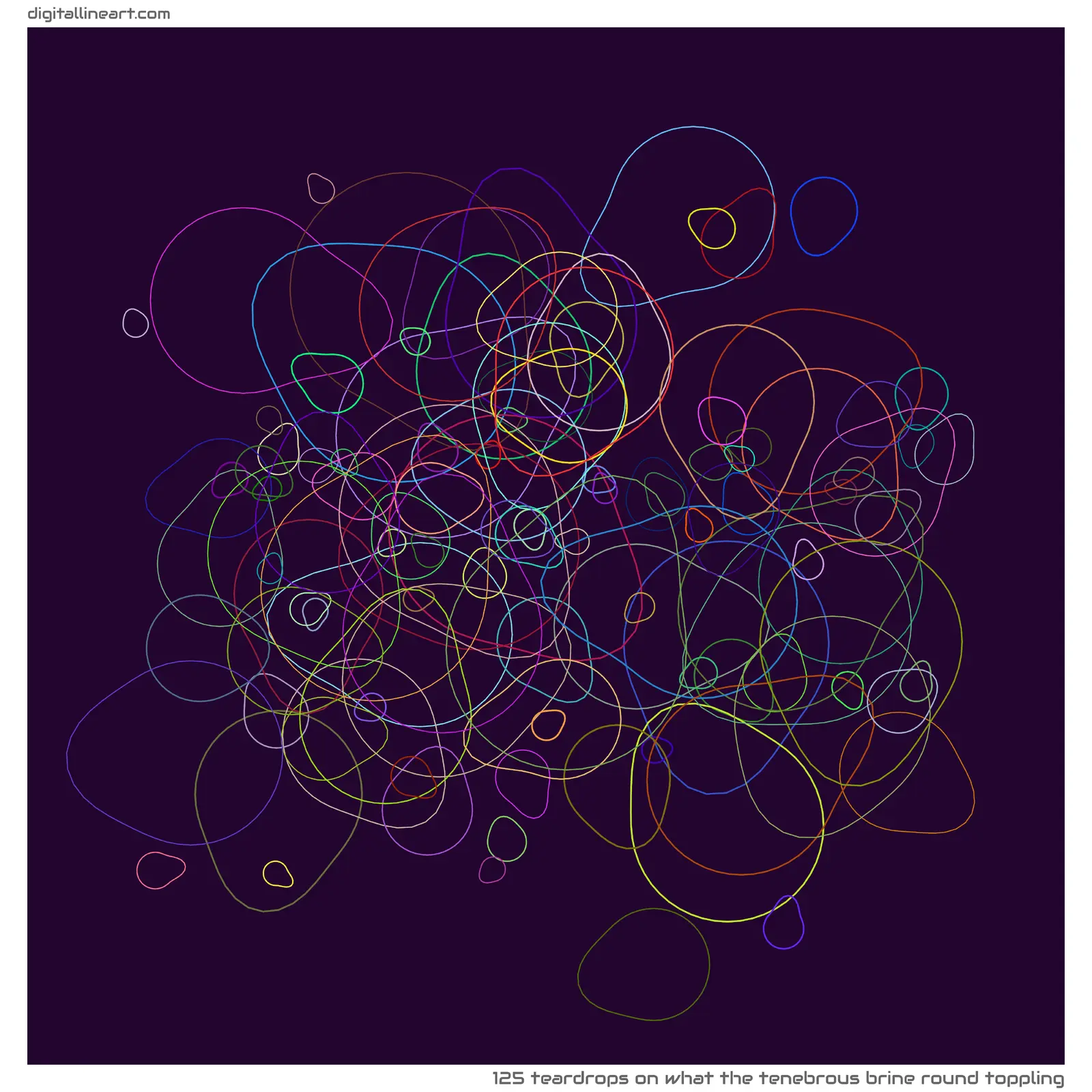 What the Tenebrous Brine round Toppling — 125 teardrops