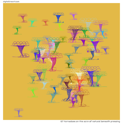 The Acre of Natural beneath Pressing — 67 tornadoes