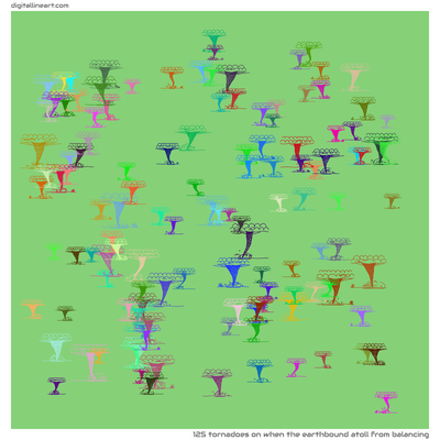 When the Earthbound Atoll from Balancing — 125 tornadoes
