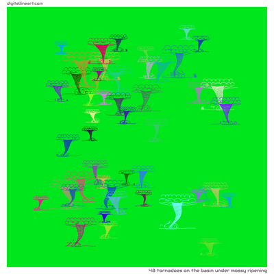 The Basin under Mossy Ripening — 48 tornadoes