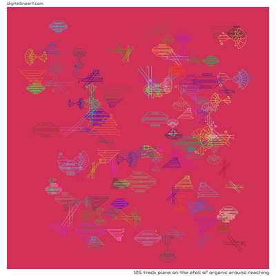 The Atoll of Organic Around Reaching — 125 track plans