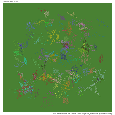 When Worldly Canyon through Inscribing — 126 tractrices