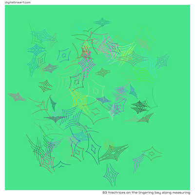 The Lingering Bay along Measuring — 83 tractrices