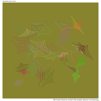 What the Ample Alcove via Leaning — 36 tractrices
