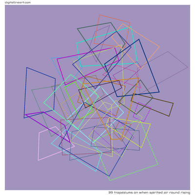 39 Trapeziums in When Spirited Air round Rising