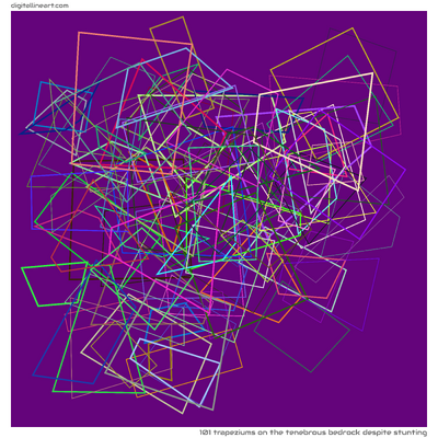 101 Trapeziums in The Tenebrous Bedrock despite Stunting