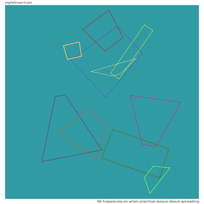 When Practical Alcove above Spreading — 10 trapeziums