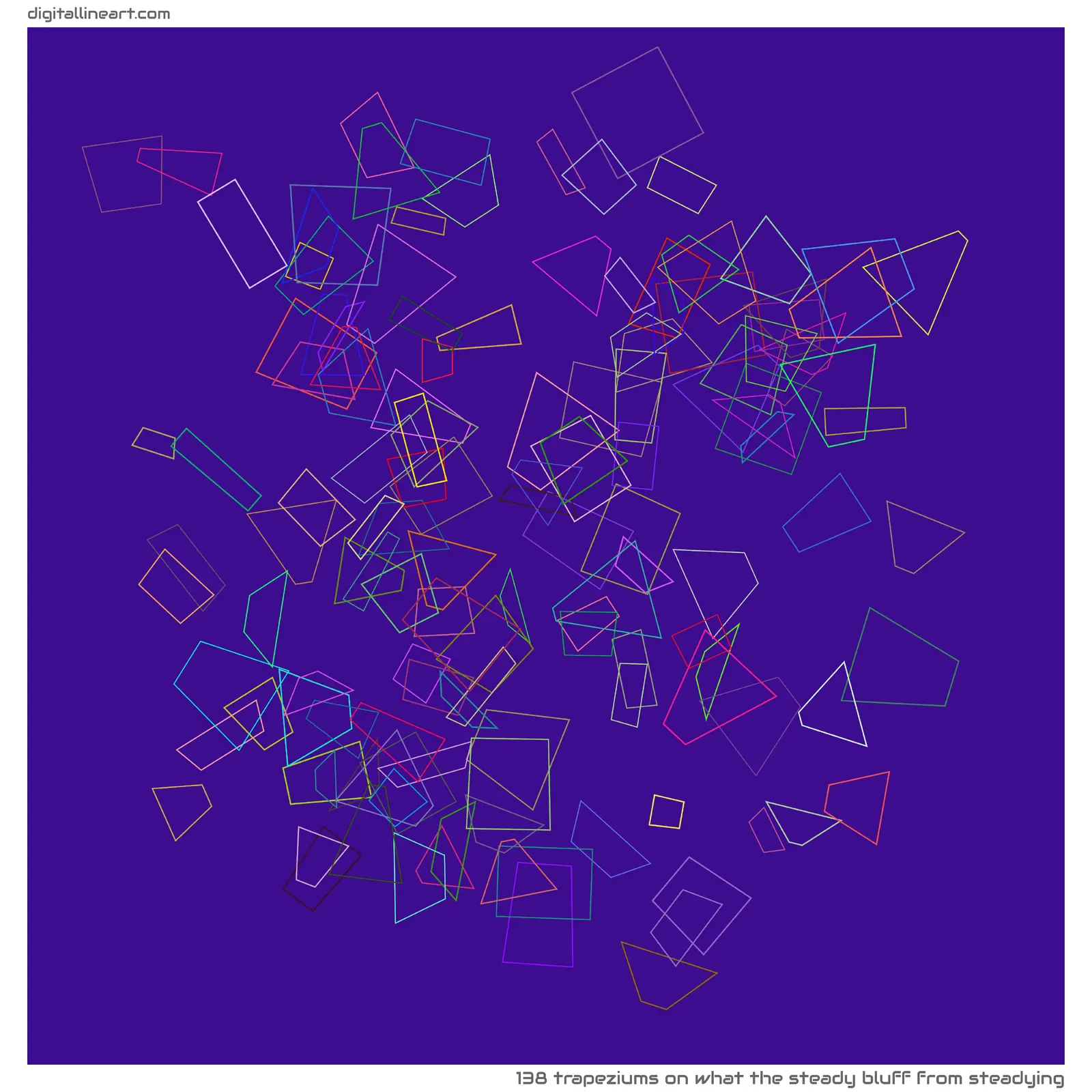 What the Steady Bluff from Steadying — 138 trapeziums