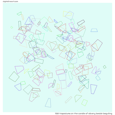 The Candle of Silvery beside Beguiling — 150 trapeziums