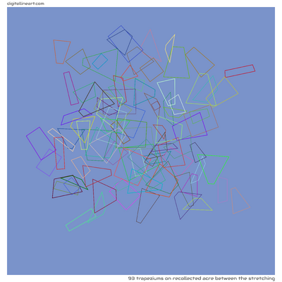 Recollected Acre between the Stretching — 93 trapeziums