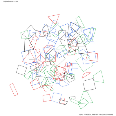 fallback white — 100 trapeziums