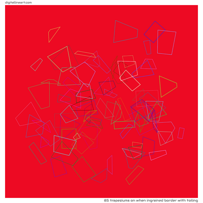 When Ingrained Border with Toiling — 85 trapeziums