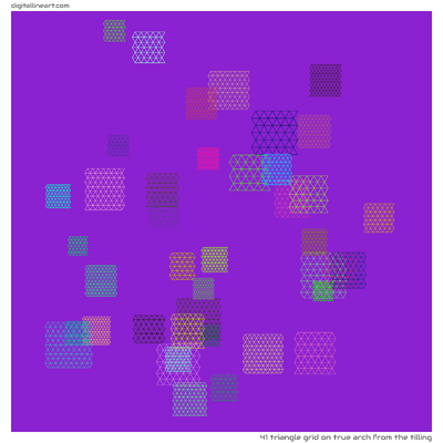 True Arch from the Tilling — Triangle Grid, 41 elements