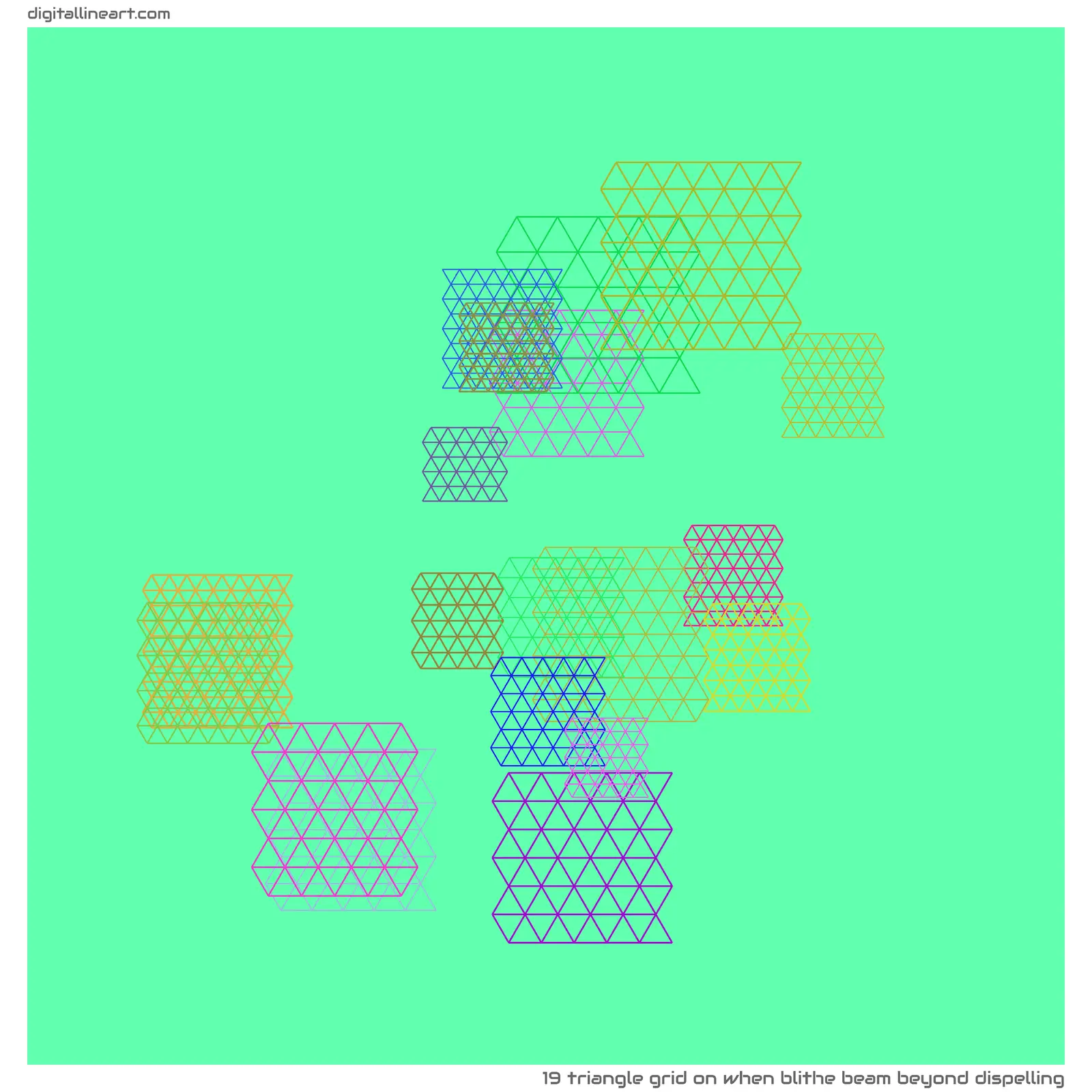 When Blithe Beam beyond Dispelling — Triangle Grid, 19 elements