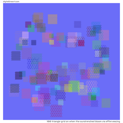 When the Sundrenched Bloom via Effervescing — Triangle Grid, 100 elements