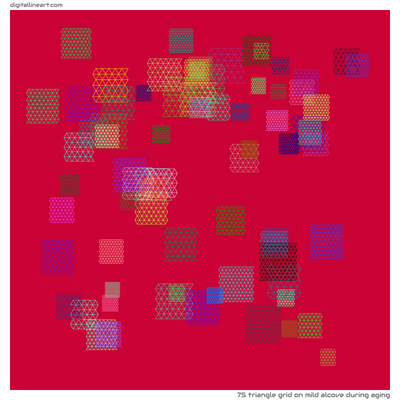 Mild Alcove During Aging — Triangle Grid, 75 elements